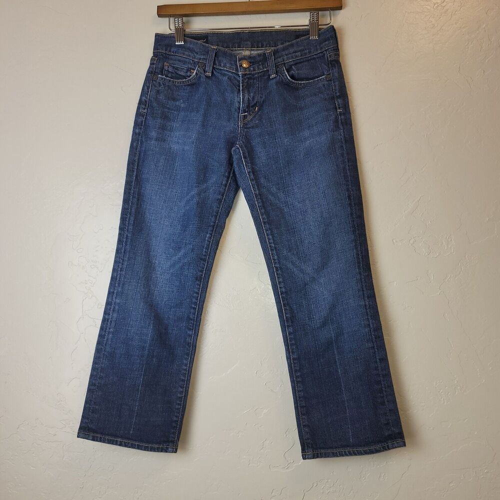Citizens of Humanity Kelly #063 Low Waist Cropped Jeans Womens Sz 25 Stretch Y2K